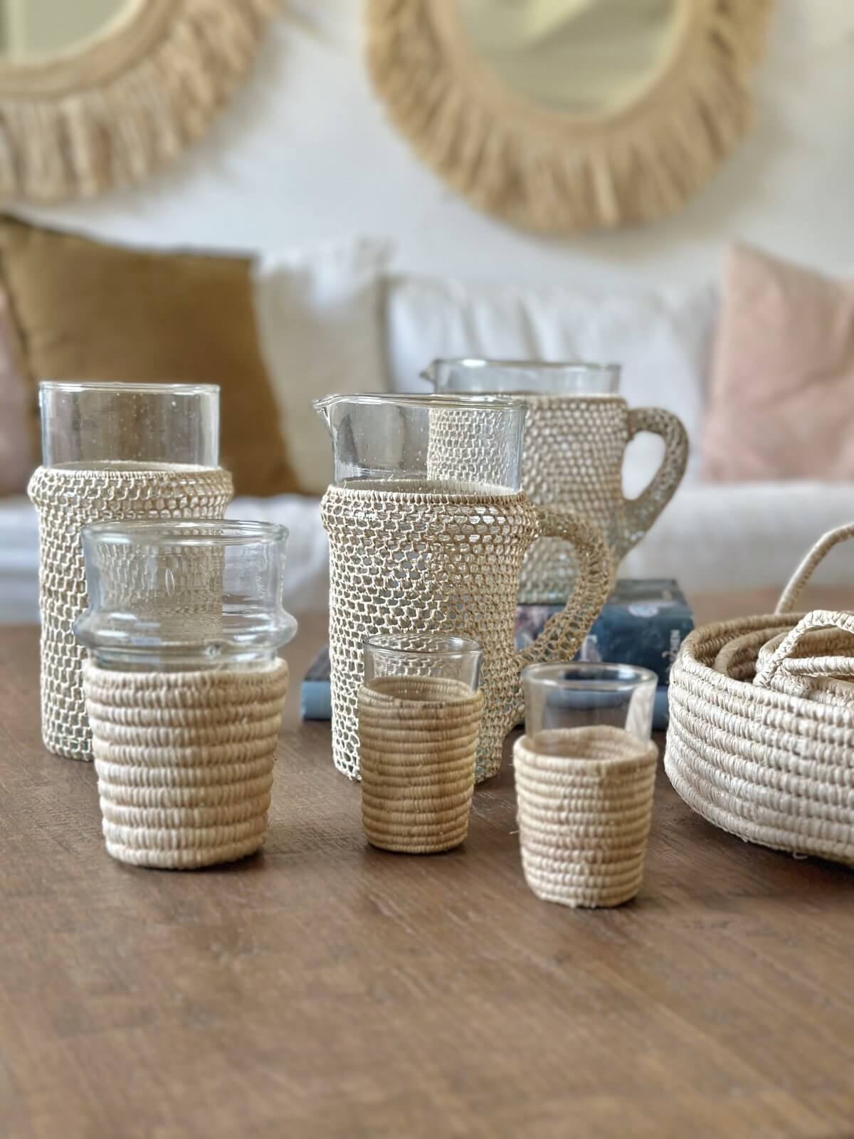 JARRA RAFFIA TALL - Imagen 5