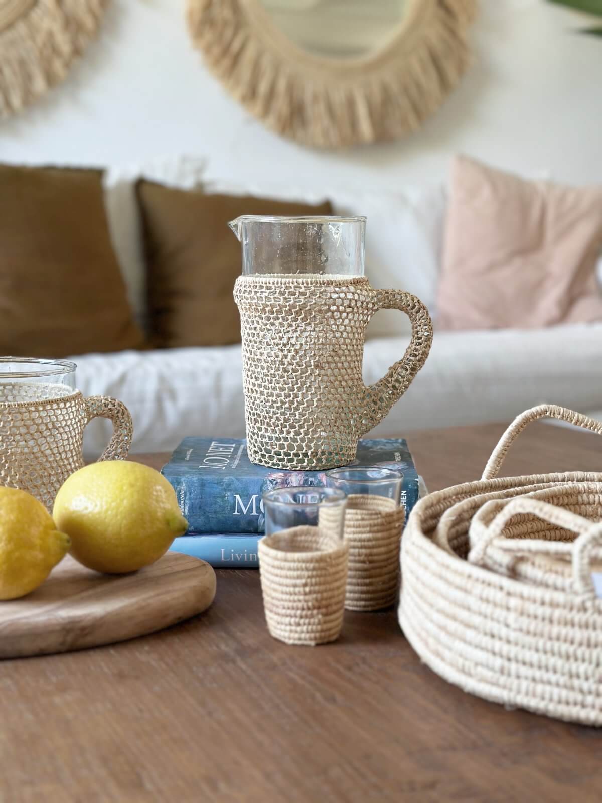 JARRA RAFFIA TALL - Imagen 2